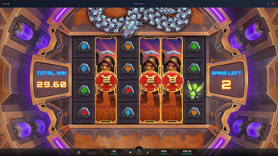 Snake Arena 2 Slayer Free Spins